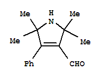 (9ci)-2,5-二氫-2,2,5,5-四甲基-4-苯基-1H-吡咯-3-羧醛結(jié)構(gòu)式_791591-55-4結(jié)構(gòu)式