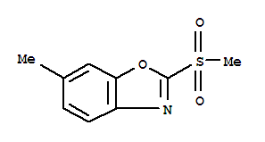 (9ci)-6-甲基-2-(甲基磺?；?-苯并噁唑結(jié)構(gòu)式_791594-35-9結(jié)構(gòu)式