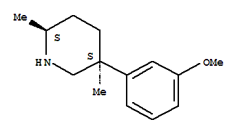 Piperidine, 5-(3-methoxyphenyl)-2,5-dimethyl-, cis-(9ci)Structure,791744-05-3Structure Piperidine, 5-(3-methoxyphenyl)-2,5-dimethyl-, cis-(9ci) Structure,791744-05-3Structure