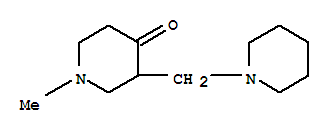 4-Piperidinone,1-methyl-3-(1-piperidinylmethyl)-(9ci)Structure,792130-29-1Structure 4-Piperidinone,1-methyl-3-(1-piperidinylmethyl)-(9ci) Structure,792130-29-1Structure