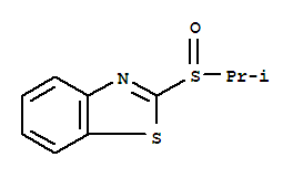 (9ci)-2-[(1-甲基乙基)亞磺酰基]-苯并噻唑結(jié)構(gòu)式_79252-74-7結(jié)構(gòu)式