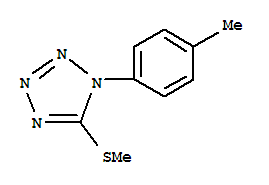 1H-tetrazole,1-(4-methylphenyl)-5-(methylthio)-(9ci)Structure,792950-12-0Structure 1H-tetrazole,1-(4-methylphenyl)-5-(methylthio)-(9ci) Structure,792950-12-0Structure