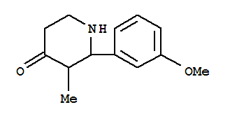 4-Piperidinone,2-(3-methoxyphenyl)-3-methyl-(9ci)Structure,792952-03-5Structure 4-Piperidinone,2-(3-methoxyphenyl)-3-methyl-(9ci) Structure,792952-03-5Structure