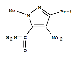 1H-pyrazole-5-carboxamide,1-methyl-3-(1-methylethyl)-4-nitro-(9ci)Structure,792969-85-8Structure 1H-pyrazole-5-carboxamide,1-methyl-3-(1-methylethyl)-4-nitro-(9ci) Structure,792969-85-8Structure