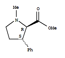 Proline, 1-methyl-3-phenyl-, methyl ester, trans-(9ci)Structure,793608-36-3Structure Proline, 1-methyl-3-phenyl-, methyl ester, trans-(9ci) Structure,793608-36-3Structure