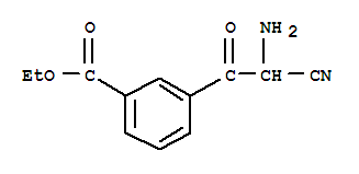 (9ci)-3-(氨基氰基乙?；?-苯甲酸乙酯結(jié)構(gòu)式_793615-85-7結(jié)構(gòu)式