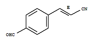 2-Propenenitrile, 3-(4-formylphenyl)-, (2e)-(9ci)Structure,79382-88-0Structure 2-Propenenitrile, 3-(4-formylphenyl)-, (2e)-(9ci) Structure,79382-88-0Structure