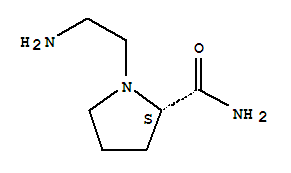 2-Pyrrolidinecarboxamide,1-(2-aminoethyl)-,(2s)-(9ci)Structure,794461-36-2Structure 2-Pyrrolidinecarboxamide,1-(2-aminoethyl)-,(2s)-(9ci) Structure,794461-36-2Structure