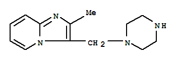 (9ci)-2-甲基-3-(1-哌嗪甲基)-咪唑并[1,2-a]吡啶結(jié)構(gòu)式_794582-36-8結(jié)構(gòu)式