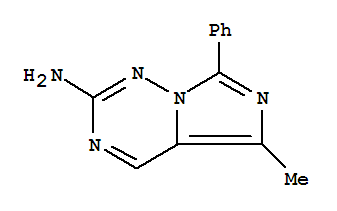 (9ci)-5-甲基-7-苯基-咪唑并[5,1-f][1,2,4]噻嗪-2-胺結(jié)構(gòu)式_795268-96-1結(jié)構(gòu)式