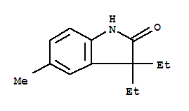 2H-indol-2-one,3,3-diethyl-1,3-dihydro-5-methyl-(9ci)Structure,797052-04-1Structure 2H-indol-2-one,3,3-diethyl-1,3-dihydro-5-methyl-(9ci) Structure,797052-04-1Structure