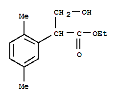 Benzeneacetic acid, alpha-(hydroxymethyl)-2,5-dimethyl-, ethyl ester (9ci)Structure,797756-90-2Structure Benzeneacetic acid, alpha-(hydroxymethyl)-2,5-dimethyl-, ethyl ester (9ci) Structure,797756-90-2Structure