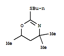 4H-1,3-oxazine,2-(butylthio)-5,6-dihydro-4,4,6-trimethyl-(9ci)Structure,797806-25-8Structure 4H-1,3-oxazine,2-(butylthio)-5,6-dihydro-4,4,6-trimethyl-(9ci) Structure,797806-25-8Structure