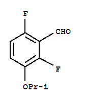 (9ci)-2,6-二氟-3-(1-甲基乙氧基)-苯甲醛結(jié)構(gòu)式_798564-92-8結(jié)構(gòu)式