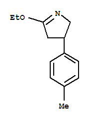 2H-pyrrole,5-ethoxy-3,4-dihydro-3-(4-methylphenyl)-(9ci)Structure,80036-53-9Structure 2H-pyrrole,5-ethoxy-3,4-dihydro-3-(4-methylphenyl)-(9ci) Structure,80036-53-9Structure