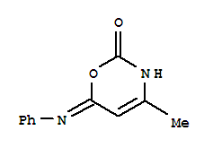 (8ci)-3,6-二氫-4-甲基-6-(苯基亞氨基)-2H-1,3-噁嗪-2-酮結(jié)構(gòu)式_801975-25-7結(jié)構(gòu)式