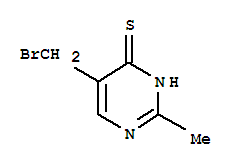 4-Pyrimidinethiol,5-(bromomethyl)-2-methyl-(8ci)Structure,801989-89-9Structure 4-Pyrimidinethiol,5-(bromomethyl)-2-methyl-(8ci) Structure,801989-89-9Structure