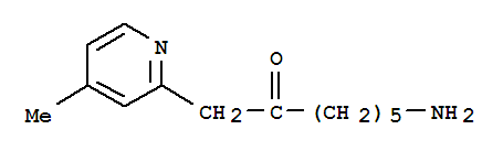 2-Heptanone,7-amino-1-(4-methyl-2-pyridyl)-(8ci)Structure,802283-53-0Structure 2-Heptanone,7-amino-1-(4-methyl-2-pyridyl)-(8ci) Structure,802283-53-0Structure