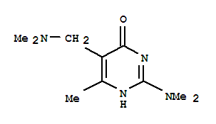 (8ci)-2-(二甲基氨基)-5-[(二甲基氨基)甲基]-6-甲基-4-羥基嘧啶結(jié)構(gòu)式_802886-56-2結(jié)構(gòu)式