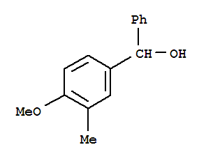 Benzenemethanol, 4-methoxy-3-methyl-alpha-phenyl-(9ci) Structure,804499-51-2Structure