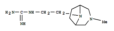 (9ci)-[2-(3-甲基-3,8-二氮雜雙環(huán)[3.2.1]-8-辛基)乙基]-胍結(jié)構(gòu)式_805190-66-3結(jié)構(gòu)式