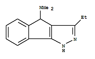 (9ci)-3-乙基-1,4-二氫-N,N-二甲基-茚并[1,2-c]吡唑-4-胺結構式_805197-73-3結構式