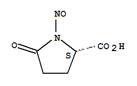 (9ci)-1-亞硝基-5-氧代-L-脯氨酸結構式_80754-96-7結構式