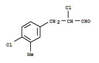 Benzenepropanal, alpha,4-dichloro-3-methyl-(9ci) Structure,807667-28-3Structure