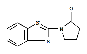 2-Pyrrolidinone,1-(2-benzothiazolyl)-(9ci)Structure,81093-59-6Structure 2-Pyrrolidinone,1-(2-benzothiazolyl)-(9ci) Structure,81093-59-6Structure