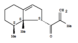 rel-(9ci)-1-[(1r,7r,7ar)-2,4,5,6,7,7a-六氫-7,7a-二甲基-1H-茚-1-基]-2-甲基-2-丙烯-1-酮結(jié)構(gòu)式_811810-21-6結(jié)構(gòu)式