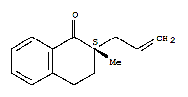 1(2H)-naphthalenone,3,4-dihydro-2-methyl-2-(2-propenyl)-,(2s)-(9ci)Structure,812639-15-9Structure 1(2H)-naphthalenone,3,4-dihydro-2-methyl-2-(2-propenyl)-,(2s)-(9ci) Structure,812639-15-9Structure