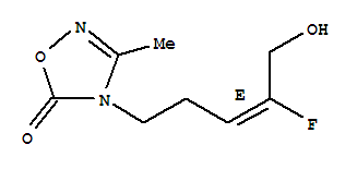 (9ci)-4-[(3e)-4-氟-5-羥基-3-戊烯基]-3-甲基-1,2,4-噁二唑-5(4h)-酮結(jié)構(gòu)式_812675-87-9結(jié)構(gòu)式