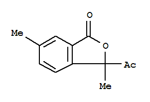 Phthalide, 3-acetyl-3,6-dimethyl-Structure,816429-83-1Structure Phthalide, 3-acetyl-3,6-dimethyl- Structure,816429-83-1Structure
