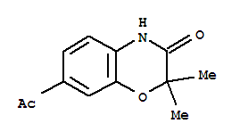 (9ci)-7-乙酰基-2,2-二甲基-2H-1,4-苯并噁嗪-3(4h)-酮結(jié)構(gòu)式_816464-27-4結(jié)構(gòu)式