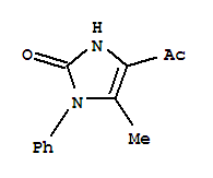 (9ci)-4-乙酰基-1,3-二氫-5-甲基-1-苯基-2H-咪唑-2-酮結(jié)構(gòu)式_819047-15-9結(jié)構(gòu)式