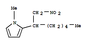 1H-pyrrole,1-methyl-2-[1-(nitromethyl)hexyl]-(9ci) Structure,820232-97-1Structure