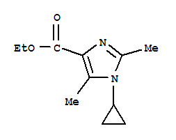 1H-imidazole-4-carboxylicacid,1-cyclopropyl-2,5-dimethyl-,ethylester(9ci) Structure,824432-04-4Structure