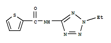 2-Thiophenecarboxamide,n-(2-ethyl-2h-tetrazol-5-yl)-(9ci)Structure,824945-04-2Structure 2-Thiophenecarboxamide,n-(2-ethyl-2h-tetrazol-5-yl)-(9ci) Structure,824945-04-2Structure