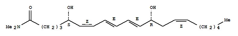 白[細胞]三烯 b4 二甲酰胺結構式_83024-92-4結構式