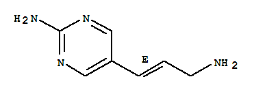 2-Pyrimidinamine, 5-(3-amino-1-propenyl)-, (e)-(9ci)Structure,83681-28-1Structure 2-Pyrimidinamine, 5-(3-amino-1-propenyl)-, (e)-(9ci) Structure,83681-28-1Structure