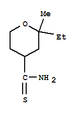 2H-pyran-4-carbothioamide,2-ethyltetrahydro-2-methyl-(9ci)Structure,84125-27-9Structure 2H-pyran-4-carbothioamide,2-ethyltetrahydro-2-methyl-(9ci) Structure,84125-27-9Structure