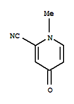 2-Pyridinecarbonitrile,1,4-dihydro-1-methyl-4-oxo-(9ci)Structure,84225-75-2Structure 2-Pyridinecarbonitrile,1,4-dihydro-1-methyl-4-oxo-(9ci) Structure,84225-75-2Structure