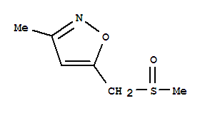 (9ci)-3-甲基-5-[(甲基亞磺?；?甲基]-異噁唑結(jié)構(gòu)式_84654-08-0結(jié)構(gòu)式
