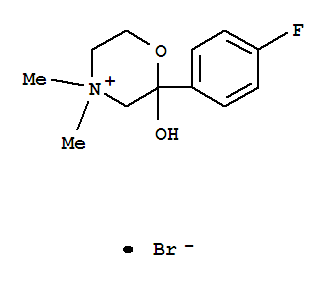 2-(4-氟苯基)-2-羥基-4,4-二甲基-1,4-噁嗪-4-溴化物結(jié)構(gòu)式_849060-64-6結(jié)構(gòu)式