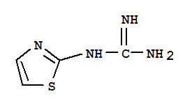 n-2-噻唑-胍結(jié)構(gòu)式_85179-46-0結(jié)構(gòu)式