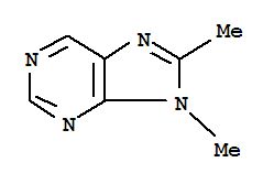 (9ci)-8,9-二甲基-9H-嘌呤結構式_85180-61-6結構式