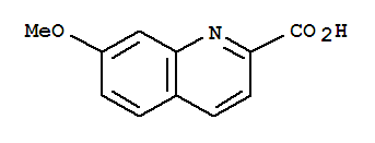 7-Methoxy-2-quinolinecarboxylic acidStructure,852402-71-2Structure 7-Methoxy-2-quinolinecarboxylic acid Structure,852402-71-2Structure
