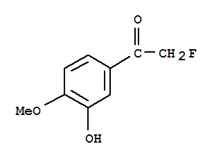 Ethanone, 2-fluoro-1-(3-hydroxy-4-methoxyphenyl)-(9ci)Structure,85465-61-8Structure Ethanone, 2-fluoro-1-(3-hydroxy-4-methoxyphenyl)-(9ci) Structure,85465-61-8Structure