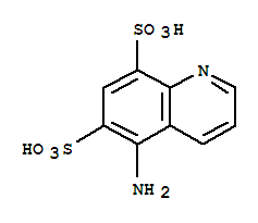 5-氨基-6,8-喹啉二磺酸結構式_856086-65-2結構式
