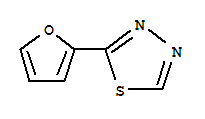 1,3,4-Thiadiazole,2-(2-furyl)-(7ci)Structure,856652-93-2Structure 1,3,4-Thiadiazole,2-(2-furyl)-(7ci) Structure,856652-93-2Structure